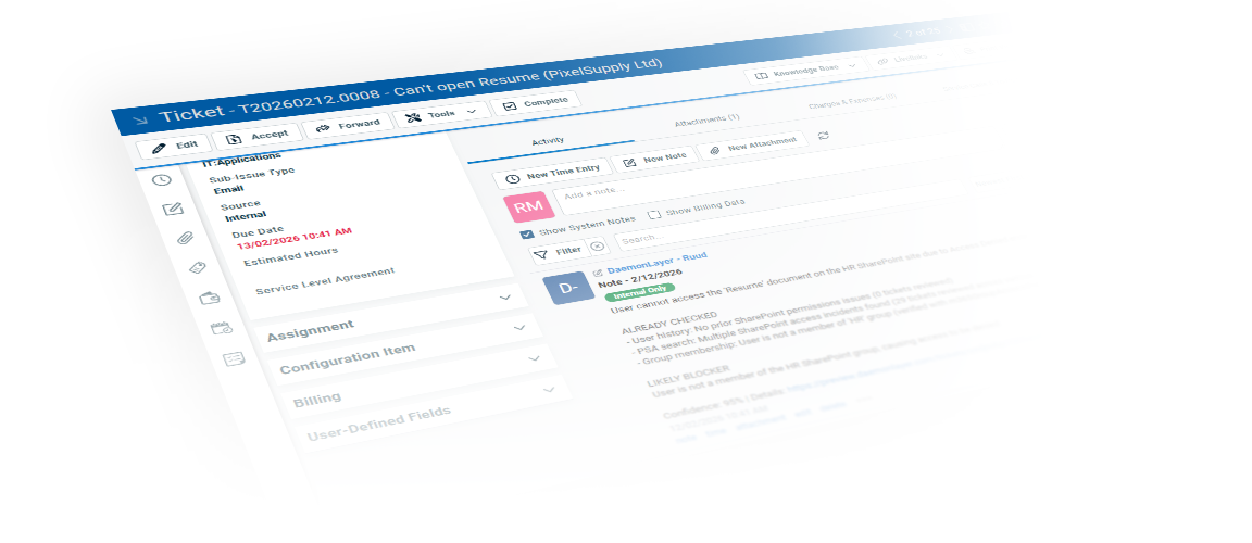 autotask ai triage integration