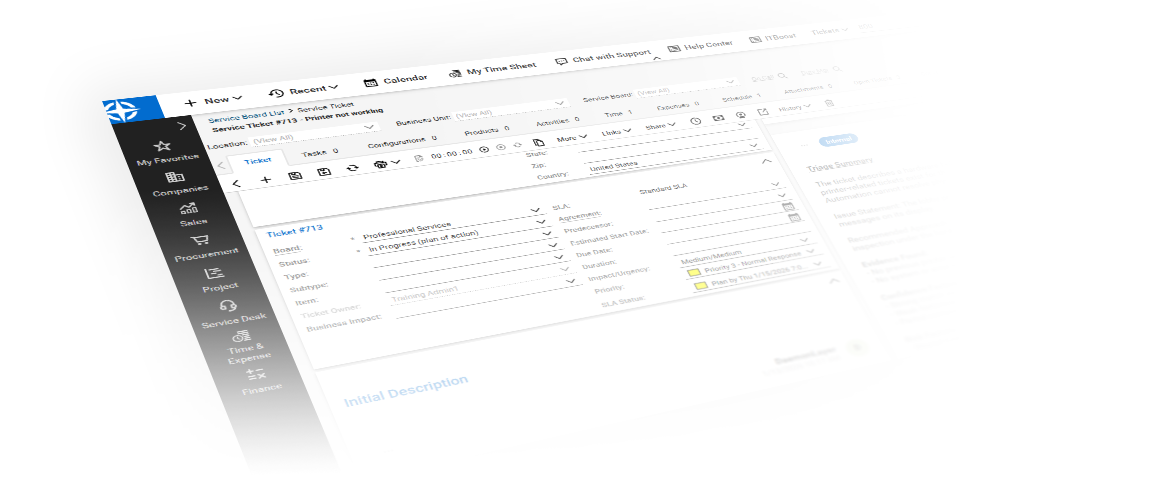 ConnectWise ai triage integration